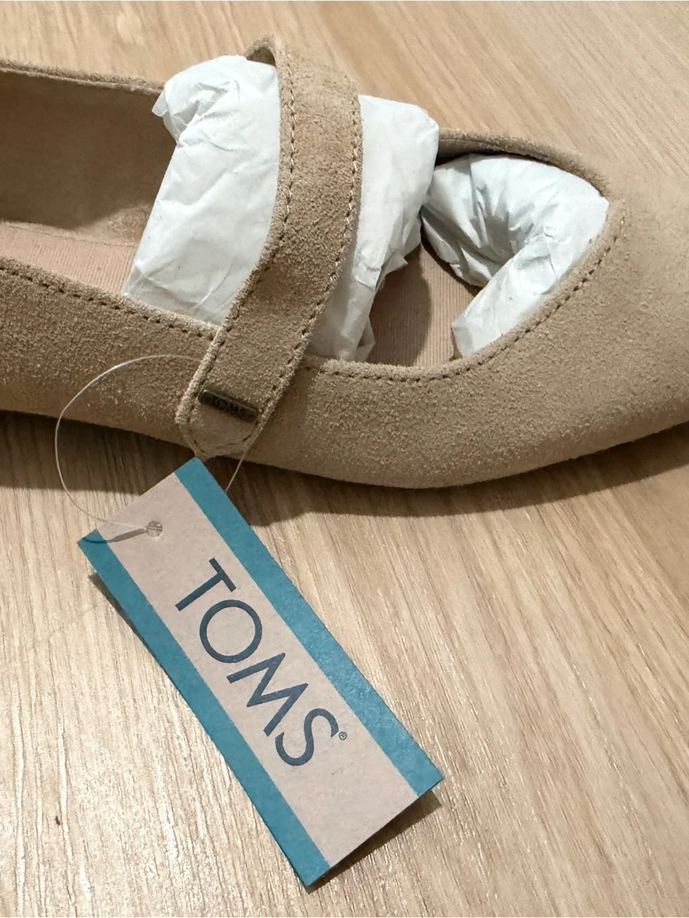 NWT Toms Bianca Mary Jane Flat